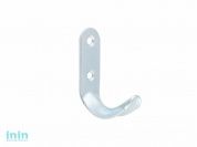 Крючок-вешалка №7 белый цинк STARFIX