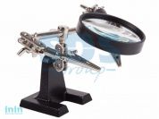 Держатель <Третья рука> с лупой х2.5 REXANT