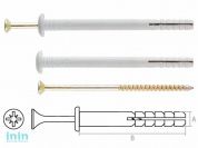 Дюбель-гвоздь 6х60 мм полипропилен гриб (10 шт в зип-локе) STARFIX