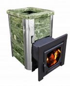 Печь Варвара Сказка (облицовка Змеевик)