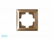 Рамка 1-местная бронза, Стиль, Bylectrica (Рамка одноместная бронза, Стиль Гарантийный срок:24 месяца)