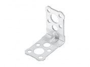 Уголок крепежный усиленный 50х50x36 белый цинк Цвiк (Фактический размер изделия 47*47*30мм, толщина 1,7мм) (ЦВIК)