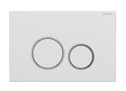 BURKE клавиша смыва тип 05 белый матовый/хром глянец