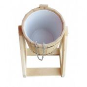 Обливное ведро 20л с пластиковой вставкой М-64