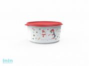 Контейнер круглый Christmas, 1,6 л, роза, BEROSSI (Изделие из пластмассы. Литраж 1.6 л  . Размер 195 х 178 х 91 мм)