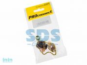 Выключатель для настенного светильника c деревянным наконечником <Gold> индивидуальная упаковка 1 шт (REXANT)