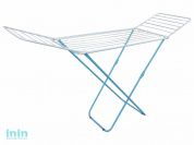Сушилка для белья напольная, 18м, серия Bona, бело-голубая, PERFECTO LINEA (Сушильное полотно - 18 метров, размер 180х50х90. Максимальная нагрузка бел