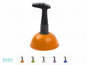 Вантуз с пласт. ручкой, DRINA (цвета в ассортименте)