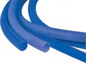 Кожух гофрированный. Пешель 18 мм для трубы 14 мм синий