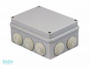 Коробка распаячная ОП 190х140х70мм, 10 мембр. вх. IP55 ЮПИТЕР