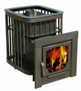 Печь Варвара Каменка \ панорамная дверь