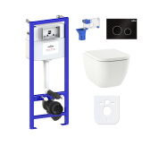 Комплект инсталляции и унитаза 7 в 1 Lavinia Boho Relfix One 87040056