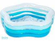 Надувной детский бассейн Цвета лета, 185х180х53 см, INTEX (от 3 лет)