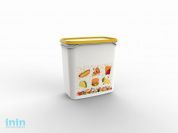 Контейнер Good day, 1,5 л, солнечный, BEROSSI (Изделие из пластмассы.   Размер 160 х 101 х 163 мм)