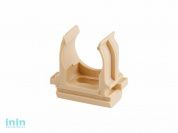 Крепеж-клипса для трубы ПВХ/ПНД 25мм (10шт) сосна ЮПИТЕР