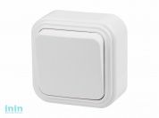 Выключатель 1 клав. (открытый, до 6А) белый, Стандарт, Юпитер (VA16-131-Б) (ЮПИТЕР)