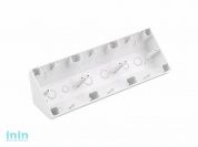 Коробка распаячная (монтажная)  КУ-453 BYLECTRICA (угловая Гарантийный срок:24 месяца)