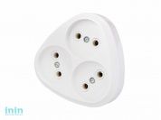 Разветвитель 3-местный (б/з, 16А, 250В) BYLECTRICA (Гарантийный срок:24 месяца)