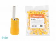 Наконечник НШКИ 6,0-12 штыревой круглый  (4,0 - 6,0 мм2) (100 шт) Юпитер (ЮПИТЕР)