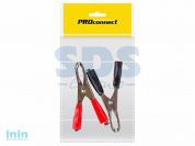 Зажим крокодил, длина 98 мм, ток 50A, (2шт.) (пакет) PROconnect
