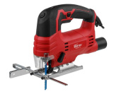 Лобзик электрический WORTEX JS 8008-1 LE в кор. 810 Вт, 1000-2900 ход/мин, пропил до 80 мм. (Быстрозажимной патрон, маятниковый ход, рег. об., подсветка, литая платформа)