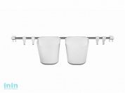 Набор рейлинг с контейнером Prestige, снежно-белый, BEROSSI