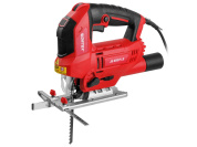 Лобзик электрический WORTEX JS 6507 LE в кор. 650 Вт, 500-3000 ход/мин, пропил до 65 мм (Быстрозажимной патрон, маятниковый ход, рег. об., лазер, подсветка, литая платформа, сдув опилок)