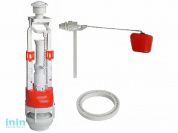 Арматура белая кнопка, бок.подводка, ИнкоЭр (И-СБ1-Бм-Б-МР)