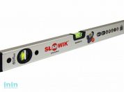 Уровень 600 мм 2 глаз. брусковый магнитн., серебро PNM0 SLOWIK (быт.) (680 гр/м 0.50 мм/м)