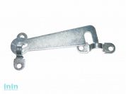 Крючок дверной 75 мм, белый цинк STARFIX