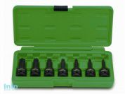 Набор бит TORX под головку 1/2" ударных 7пр. TOPTUL (GDAI0701)