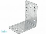 Уголок крепежный 65х90x90 мм KU 1.8 мм белый цинк STARFIX