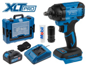 Аккум. ударный гайковерт BULL SC 1804 Xcase XLTpro БЕСЩЕТ., 18 В, 400 Н*м, 1/2", 1х4 А*ч, з/у 4 А (вес 2.0 кг)
