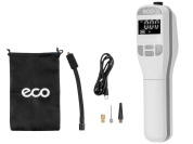 Компрессор автомобильный ECO AE-005 Comfort (7,4 В, 40 Вт, 16 л/мин, 4000 мА·ч, 10 Бар, LED дисплей, фонарь, 3 насадки, сумка.)