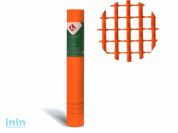 Стеклосетка штукатурная 5х5, 1мх50м, 160, оранжевая, DIY (разрывная нагрузка 1300Н/м2) (LIHTAR)