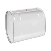 Бак нержавейка 60л под контур (Горизонталь, овальный) (AISI 439) Везувий