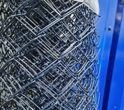 Сетка рабица в пвх 1.8*10 м Яч 55*55 ф2.4 мм Синяя