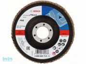 Круг лепестковый 115х22.2 мм K60 плоский STANDARD FOR METAL BOSCH