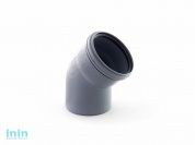 Колено для внутренней канализации 110х45 РосТурПласт (Отвод 110х45)