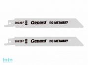 Пилка сабельная по металлу S922BF (2 шт.) GEPARD (полотно для сабельной пилы, пропил прямой, тонкий, для листового металла)