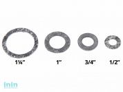 Прокладка паронитовая 1/2 ПМБ (маслобензостойкий) 19х10 h-2мм (Симтек)