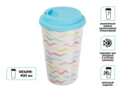 Кружка керамическая, 400 мл, Волны, PERFECTO LINEA (30-540130)