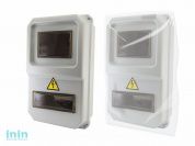 Щит учетно-распред. навес. ЩУРН-П-1ф-8 (383х234х119) пластик IP54 TDM (пластиковый)