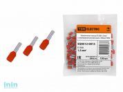 Наконечник-гильза Е1508 1,5мм2 с изолированным фланцем (100шт) TDM