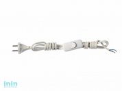 Выключатель на шнуре 0,75мм, 2м белый, Bylectrica (Выключатель установленный на шнуре армированном вилкой Гарантийный срок:24 месяца)