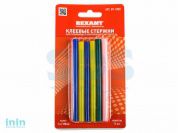 Стержни клеевые d=7,4 мм, L=100 мм, цветные (упак. 12 шт.) (блистер) REXANT