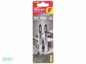 Пилка лобз. по металлу T118B (2 шт.) WORTEX (пропил прямой, тонкий, для базовых работ)