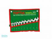 Набор ключей комбинир. 10-19мм 10шт TOPTUL (GAAA1001)