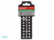 Ключ шестигранный  4мм ВОЛАТ (закаленный, никелированный)