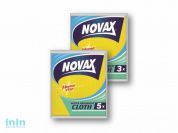 Салфетки влаговпитывающие 3шт/уп NV (Материал: Армированная целлюлоза. Цвет: Желт./Голуб./Красн./Зел. Размер единицы:15,5 x 15,5см) (NOVAX)